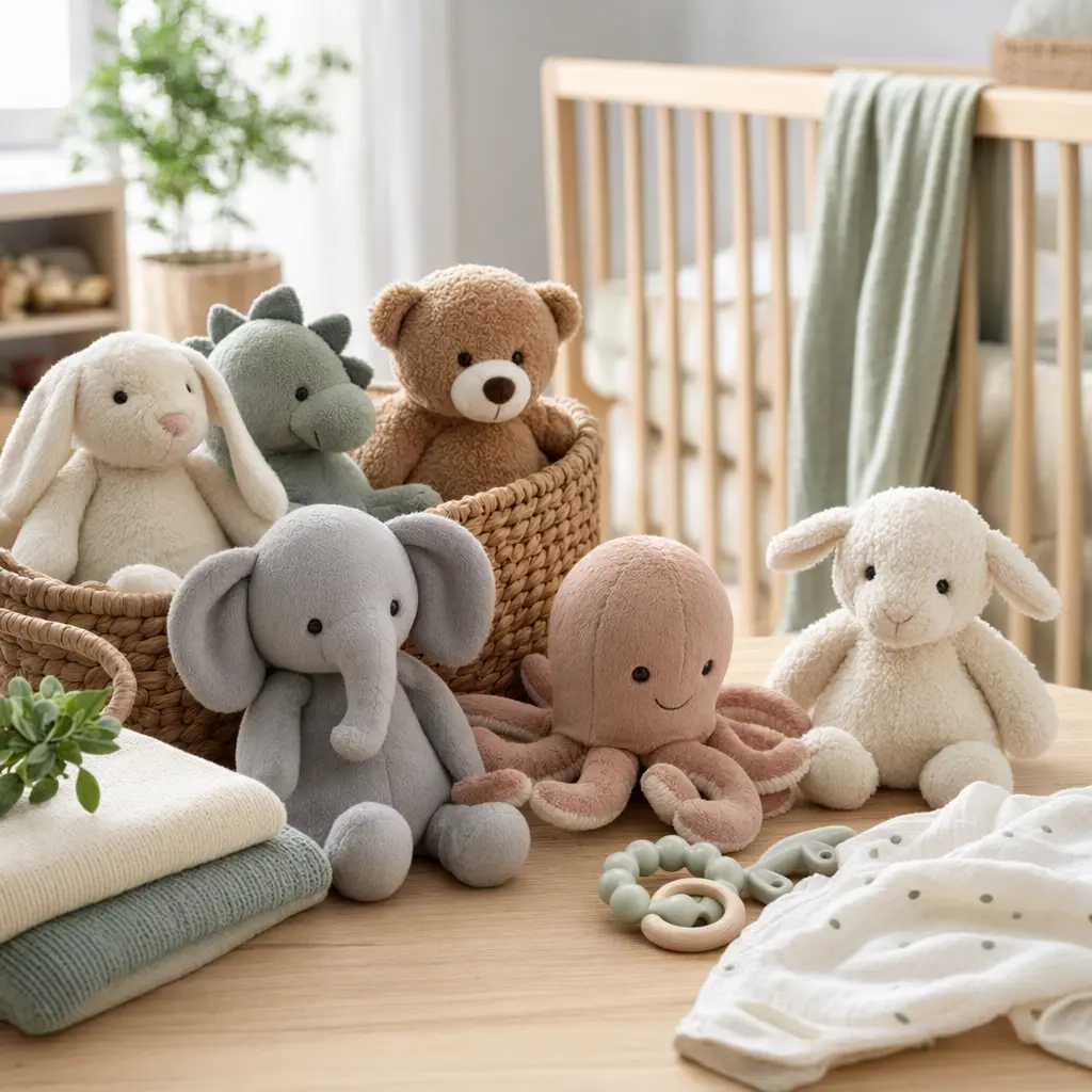Editorial photo: are plush toys safe for babies? a parent’s guide (variant 1)
