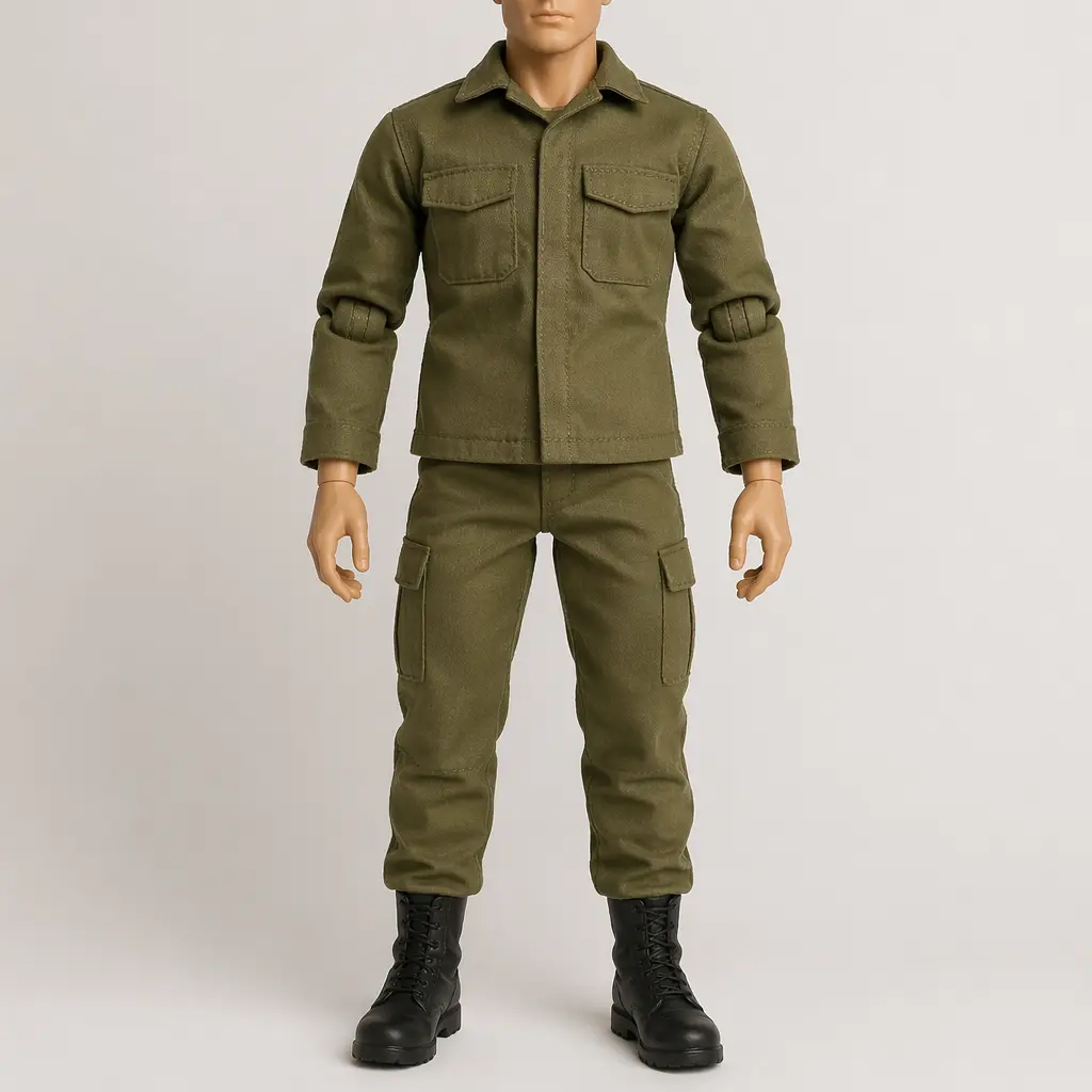 A classic-style military action figure representing the G.I. Joe category
