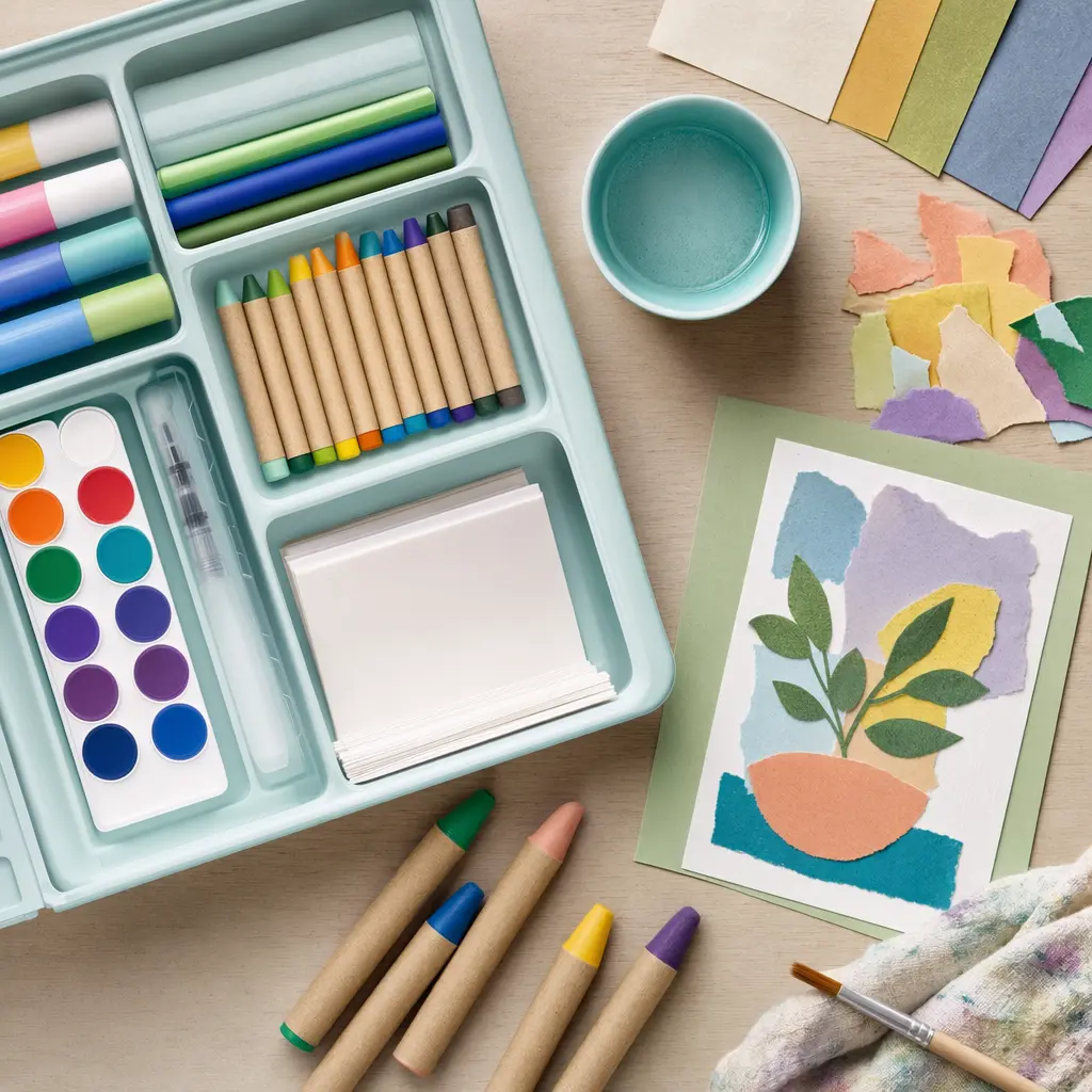 Editorial photo: low-mess art kits parents can say yes to (ages 6–8) (variant 2)