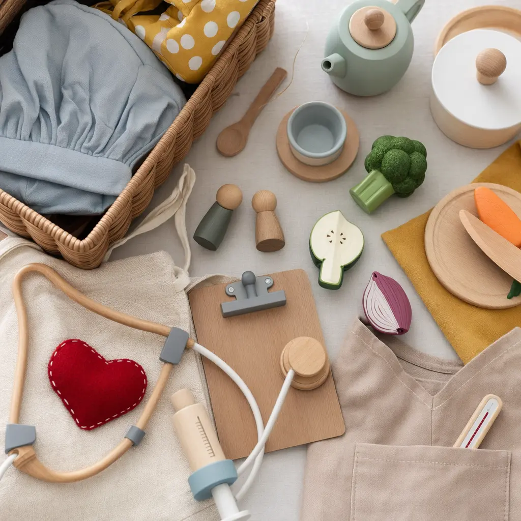 Editorial photo: pretend play toys that build social skills (ages 3–5) (variant 2)