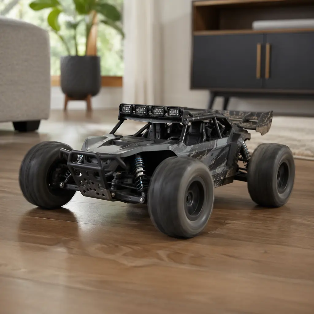 Durable remote-control toy car designed for kids