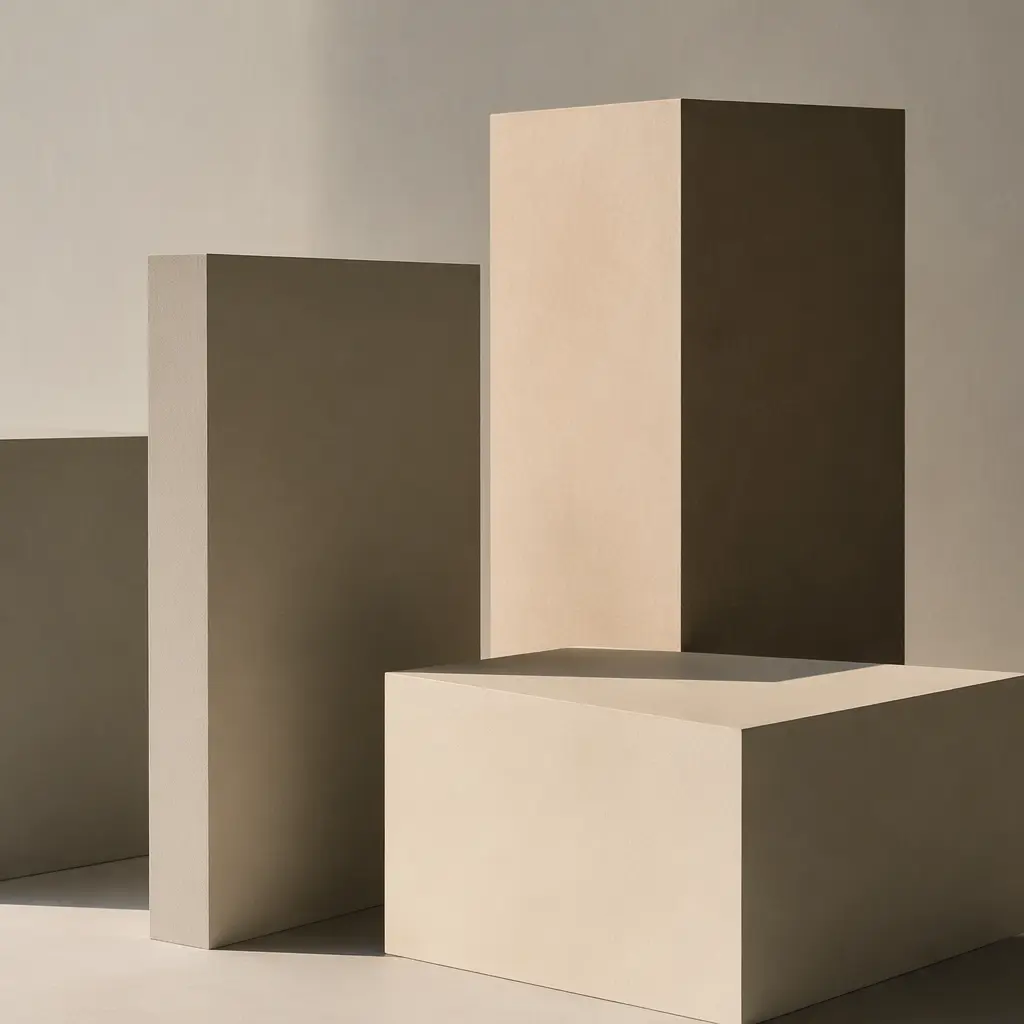 Creative block structures built in an open-ended style