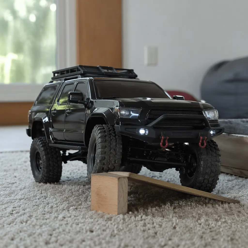 Beginner RC truck designed for indoor play